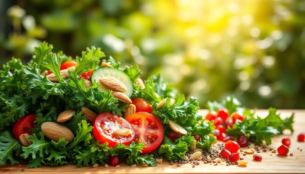 healthy kale salad